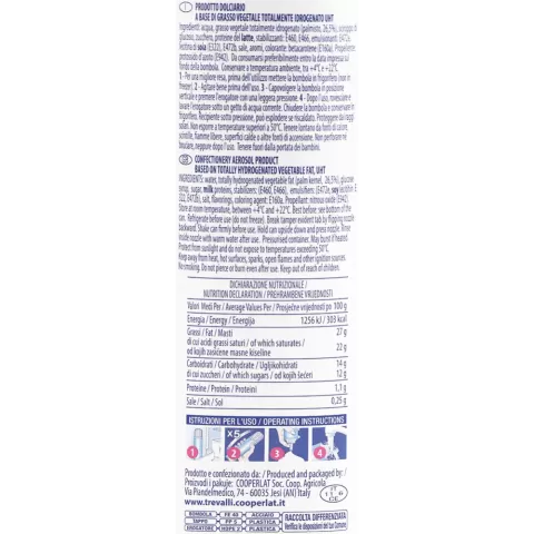 Крем взбитый на растительной основе «Bianca Lieve» 250 г