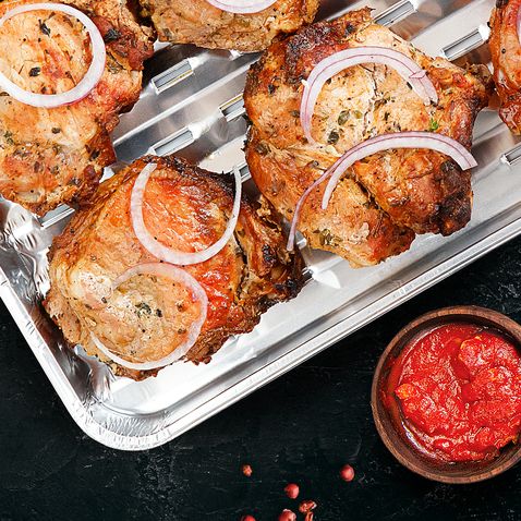 Алюминиевая форма БАРБЕКЮ, 1400 мл, 342 х 228 х 24 мм