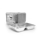 Алюминиевая форма L-край двухсекционная - 227 х 177 х 30 мм, 840 мл