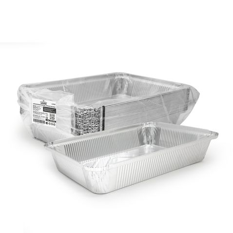 Алюминиевая форма L-край - 313 х 213 х 44 мм, 2235 мл