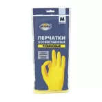 Перчатки хозяйственные, резиновые, размер M