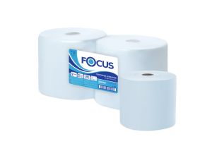 Полотенца бумажные индустриальные FOCUS (Фокус) 24*35 см, 2хслойные