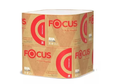 Салфетки FOCUS PREMIUM (Фокус премиум) V-сложения 2хслойные