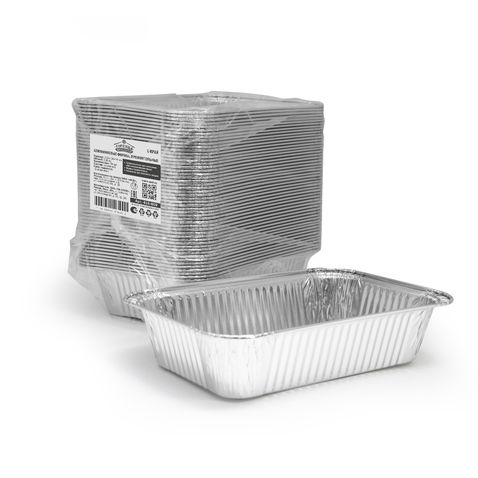 Алюминиевая форма G-край, 202 x 138 x 44 мм, 800 мл