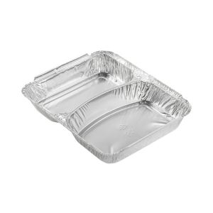 Алюминиевая форма L-край двухсекционная - 227 х 177 х 30 мм, 840 мл