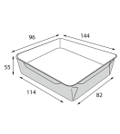 Контейнер OSQ OPSALAD 450
