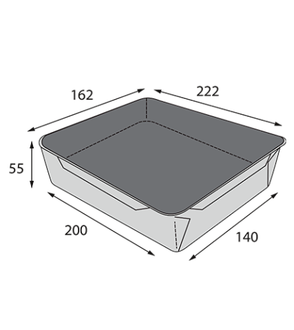 Контейнер OSQ OPSALAD 1000 BE