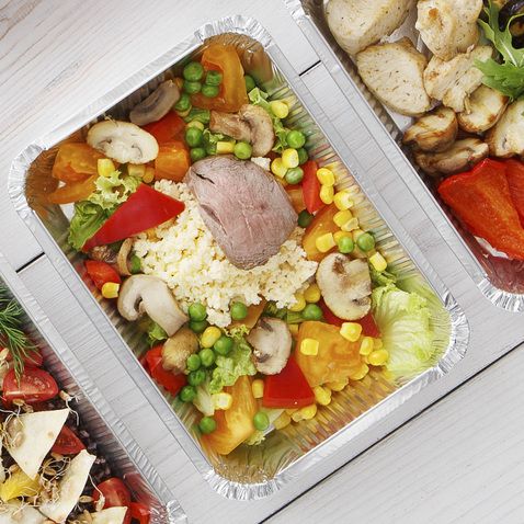 Алюминиевая форма L-край, 218 х 156 х 38 мм, 880 мл