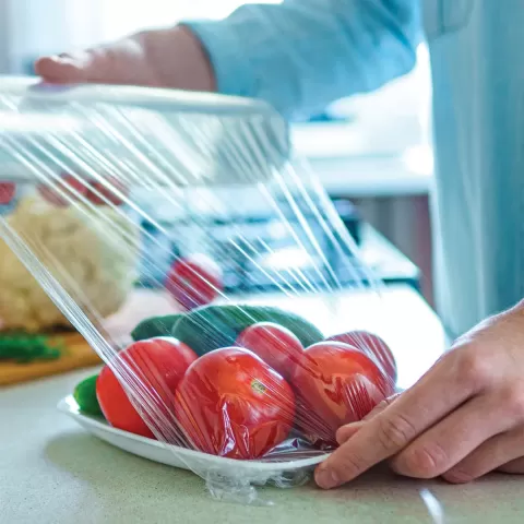 Пищевая плёнка ОСОБО ПРОЧНАЯ - 450 мм х 200 м, белая, 7 мкм