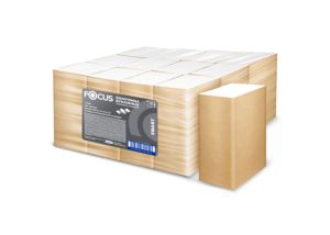 Полотенца бумажные Focus Smart Towel V-fold 2слойные 23х23см 200 листов