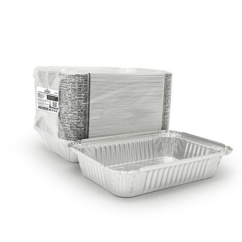 Алюминиевая форма L-край, 218 х 156 х 38 мм, 880 мл