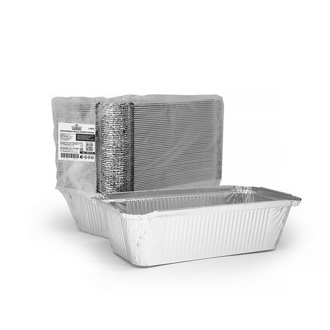 Алюминиевая форма L-край - 217 х 113 х 53 мм, 865 мл