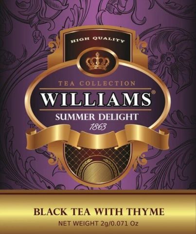 Чай пакетированный черный Williams Summer Deligt