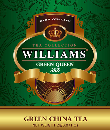 Чай пакетированный Williams Green Queen Те Гуань Инь