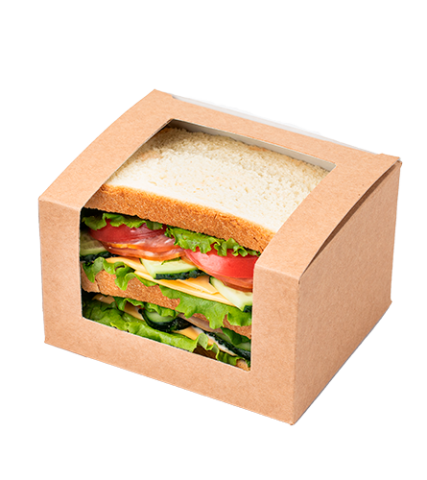 Упаковка OSQ SQUARE CUT SANDWICH BOX