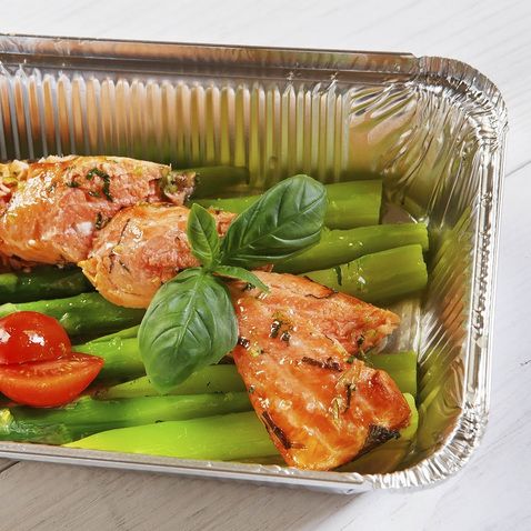 Алюминиевая форма L-край - 210 х 148 х 38 мм, 780 мл