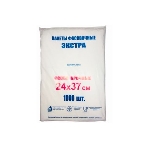 Пакет фасовочный, ПНД 24*37, в европластах