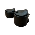 Крышка с питейником ФЛИП ТОП 90мм тип К цвет черный