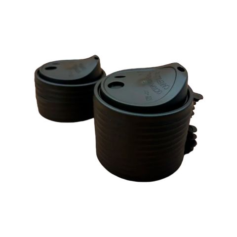 Крышка с питейником ФЛИП ТОП 90мм тип К цвет черный