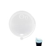 Крышка ФЛИП ТОП с питейником 80мм тип К цвет прозрачный