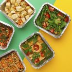 Алюминиевая форма L-край, 146 х 121 х 40 мм, 450 мл