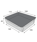 Контейнер OSQ OPSALAD 500 BE