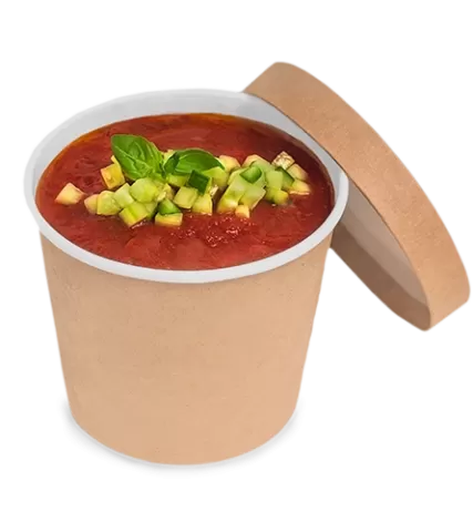 Контейнер бумажный OSQ Round Bowl 400