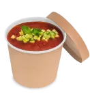 Контейнер бумажный OSQ Round Bowl 400