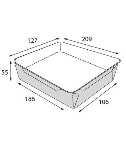 Контейнер OSQ OPSALAD 800
