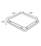 Контейнер OSQ OPSALAD 400 BE