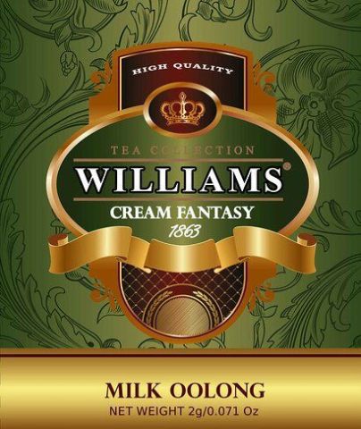 Чай пакетированный зеленый Williams Milk Oolong