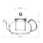 Чайник стеклянный Шафран 1000 мл