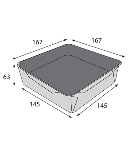 Контейнер OSQ OPSALAD 1200 BE