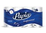 Бумага туалетная PAPIA PROFESSIONAL (папия) 3 слоя, 8 рулонов/пак