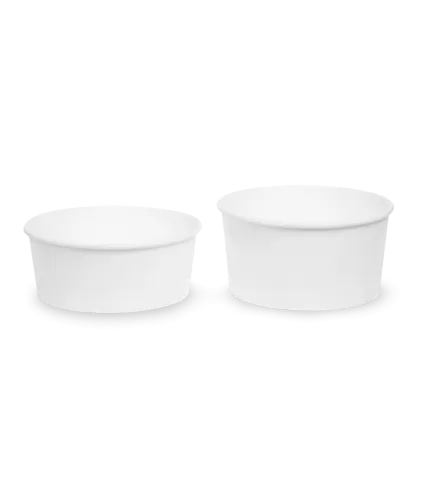 Контейнер бумажный OSQ Round Bowl 1000 White