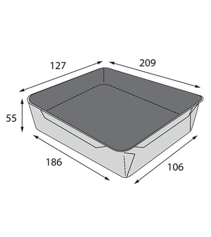 Контейнер OSQ OPSALAD 800 BE
