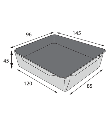 Контейнер OSQ OPSALAD 400 BE