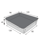 Контейнер OSQ OPSALAD 400 BE