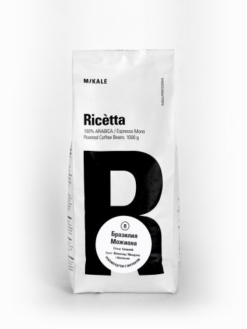 Кофе Ricetta 100% Arabica Espresso Mono  / Бразилия Можиана