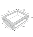 Контейнер OSQ SALAD 1000