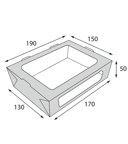 Контейнер OSQ SALAD 1000