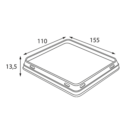 Контейнер OSQ OPSALAD 450
